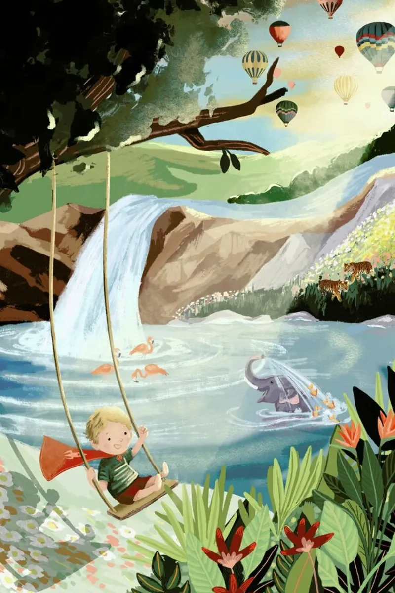 Dreamworld poster con telaio in plastica da Goed Blauw