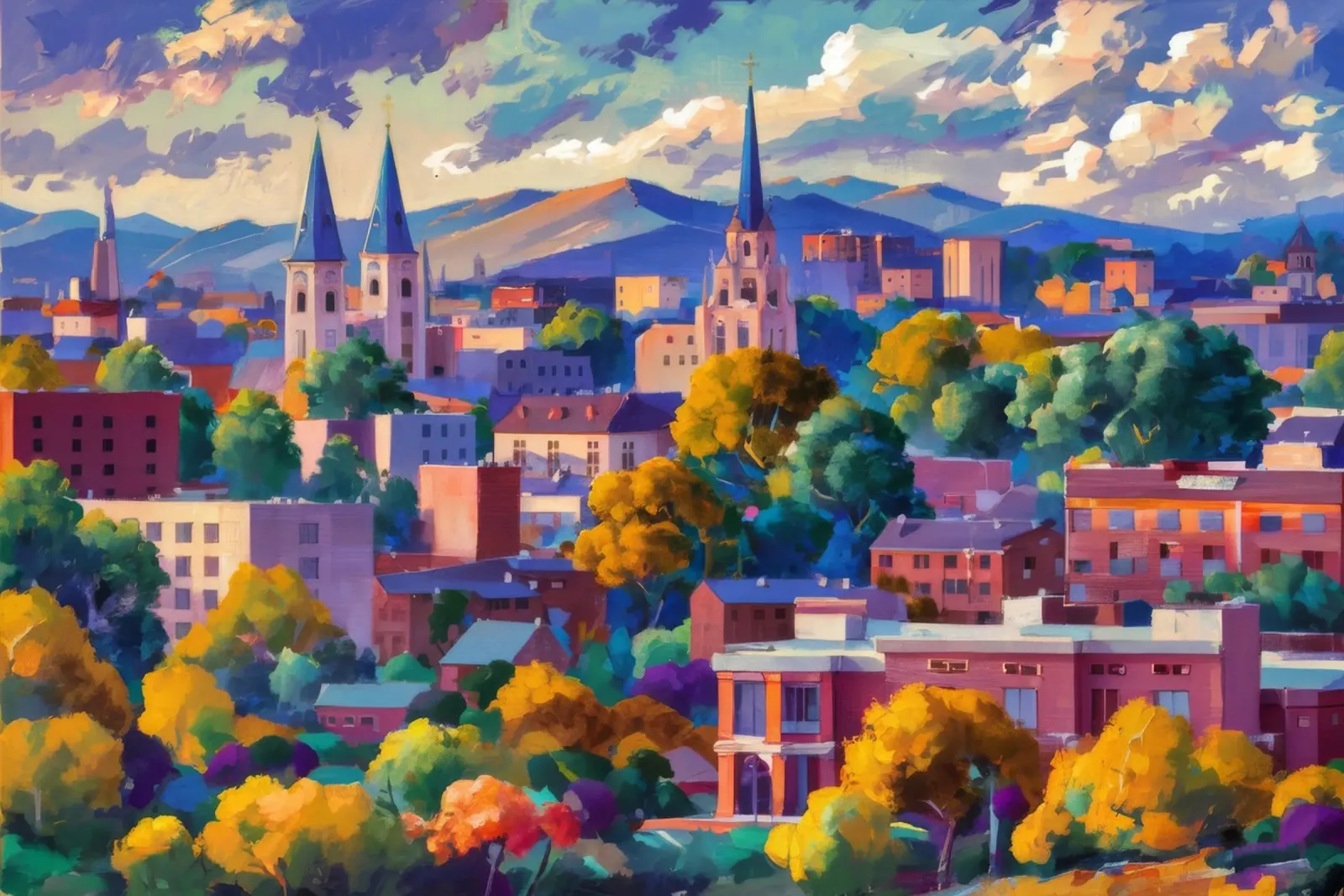 Panorama della guglia sul tetto alluminio dibond da Lush Essence