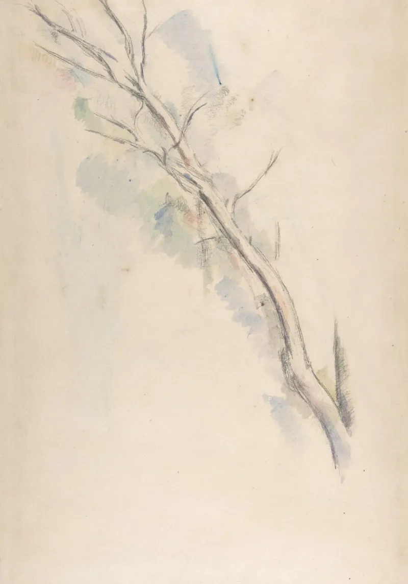 Studio di rami d'albero vintage - Light Academia Nature Art poster da ClubArt