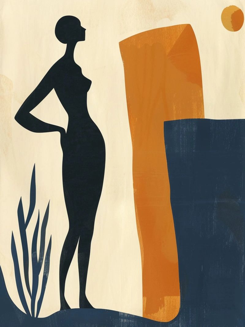 Modern Muses I – Whisper of Form poster by michi