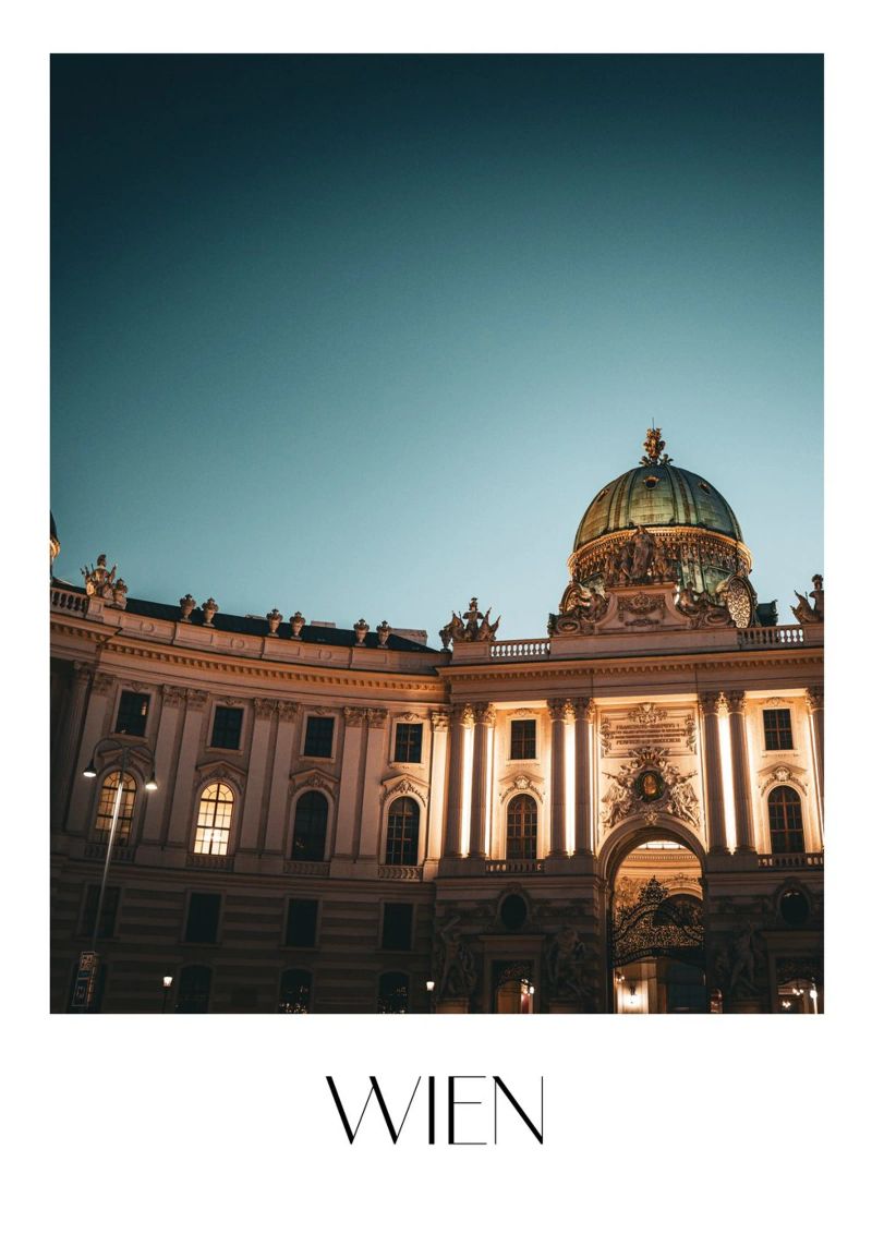 Wien Poster von Flo Klein