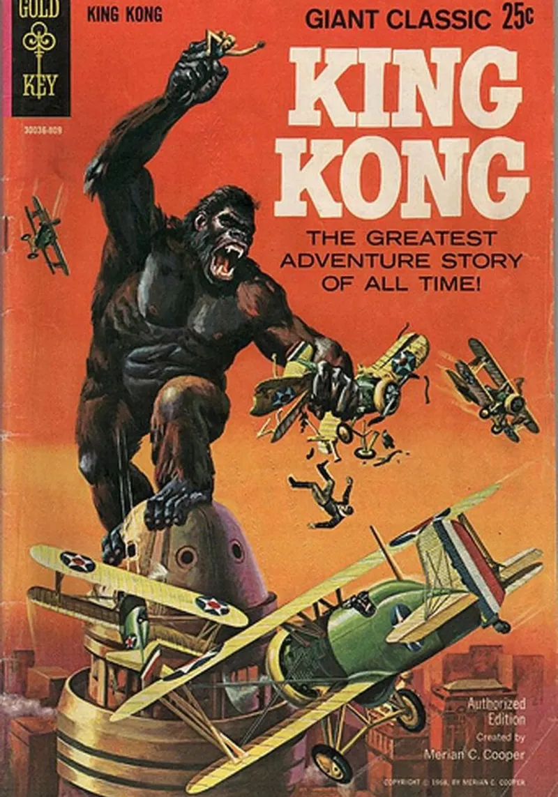 Fumetto King Kong pannello forex da Martin studio