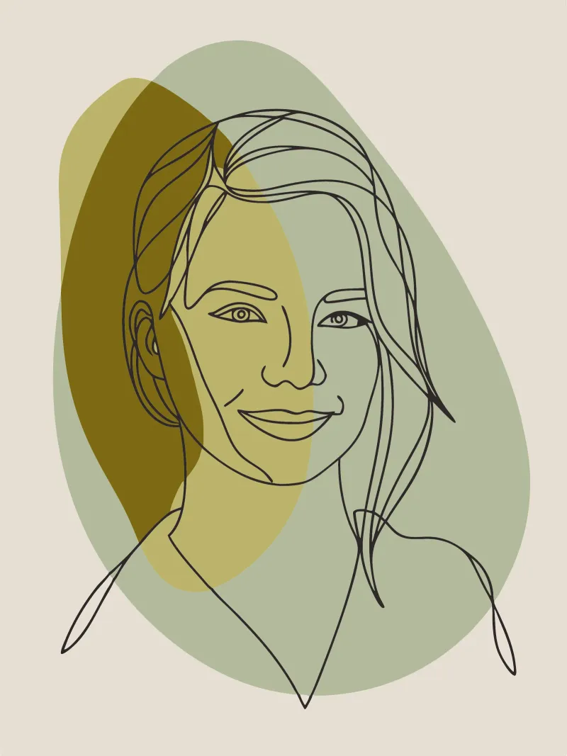 Gesicht der Frau Forex-Platte von RELAXING TOUCH