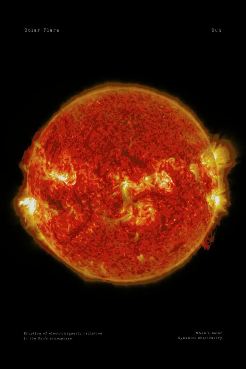 Solar Flare pellicola backlit da Vintage by JUNIQE