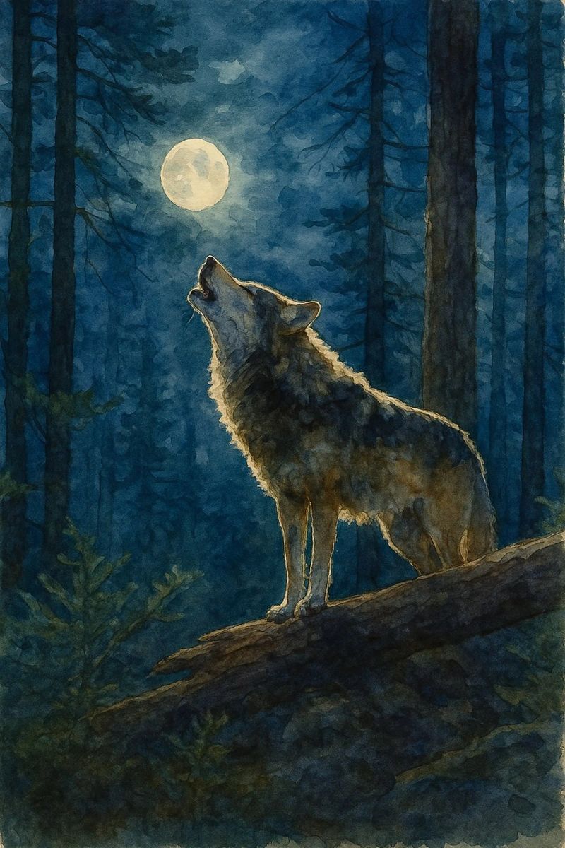 wolf malerei zeichnung Poster von lauraa