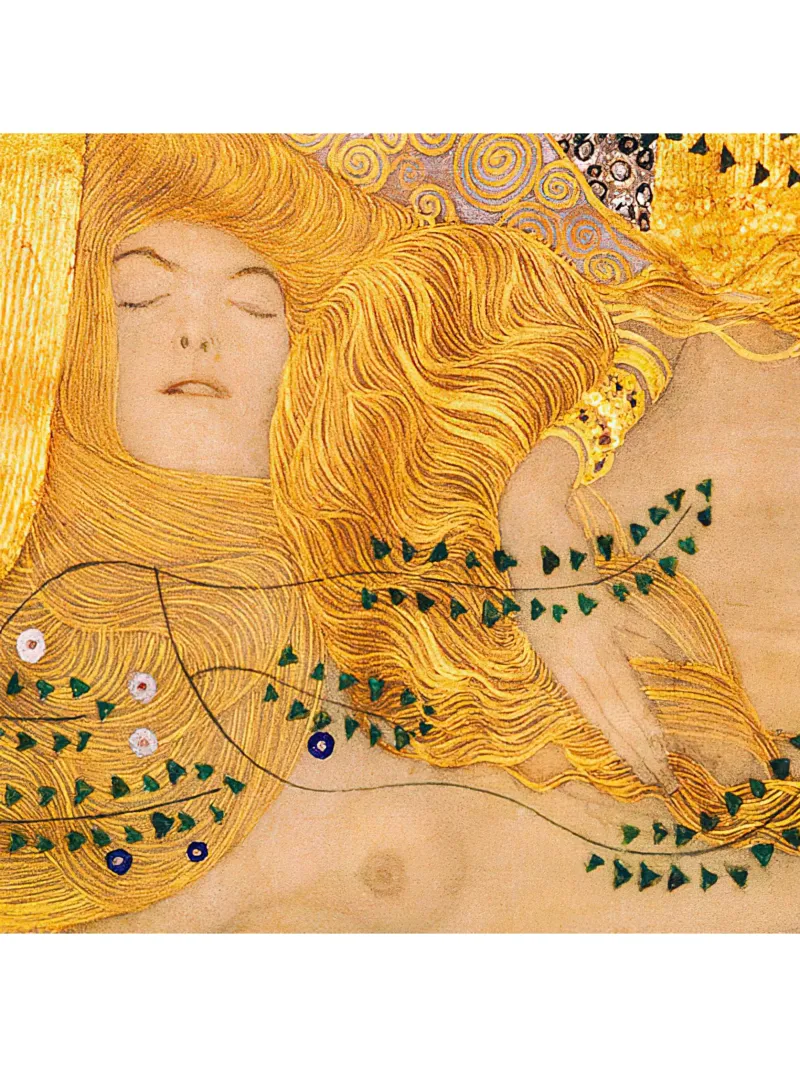 Zeeslang Gustav Klimt canvas van Spencer Farrell2