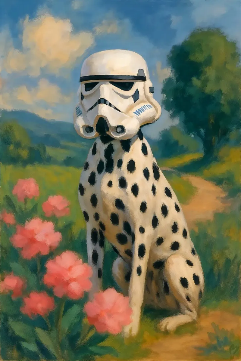 Imperial Hound - The Dot Side Poster mit Kunststoffrahmen von KUNSTstück