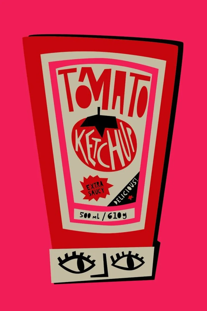 Tomato Ketchup pellicola backlit da Fox & Velvet