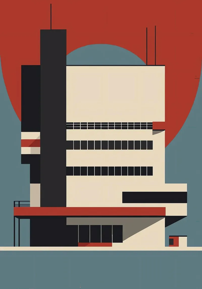 Bauhaus canvas by Brooke