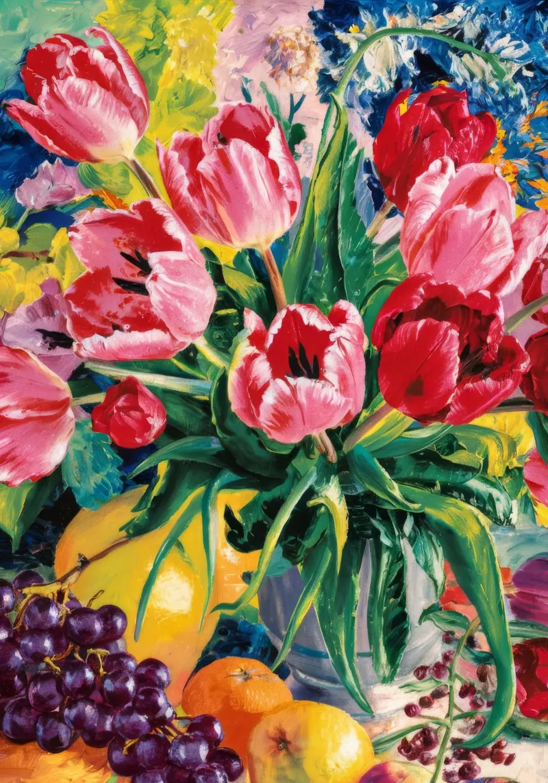 Festa dei tulipani poster da Lush Essence