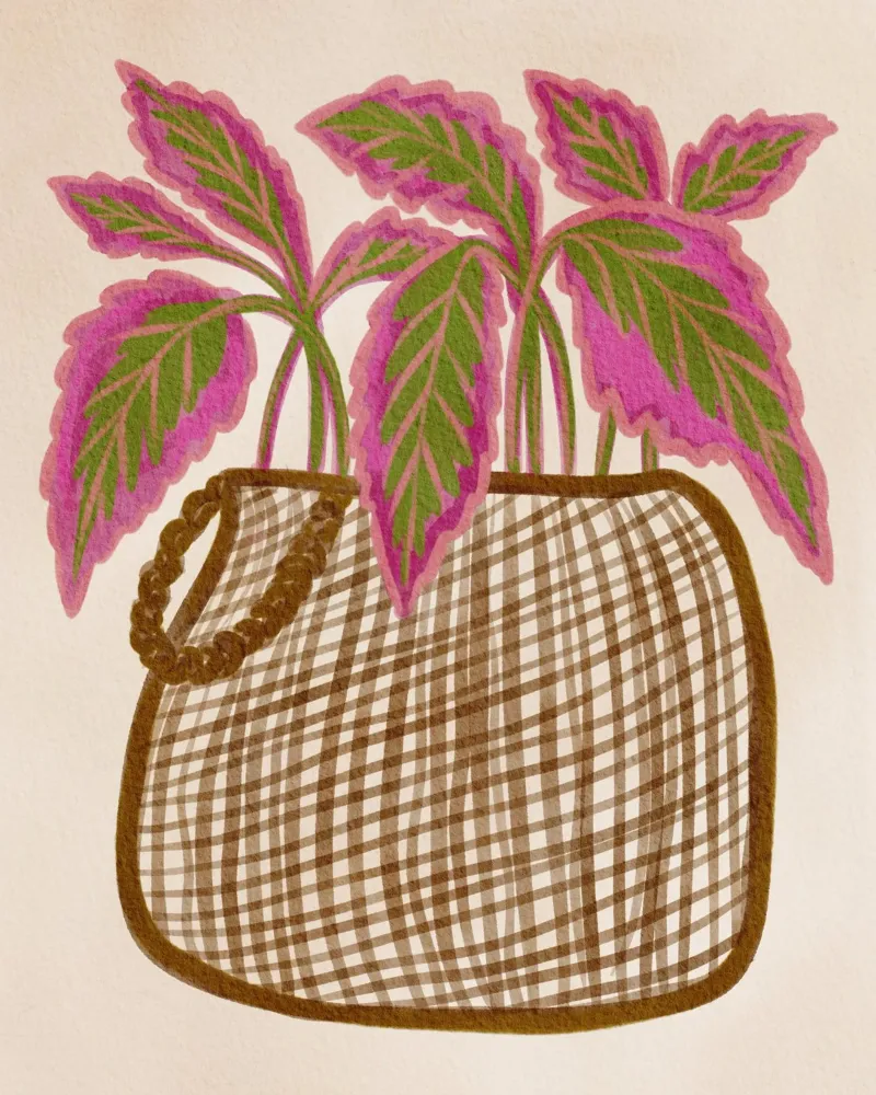 Leafy Basket poster by Nikita Jariwala