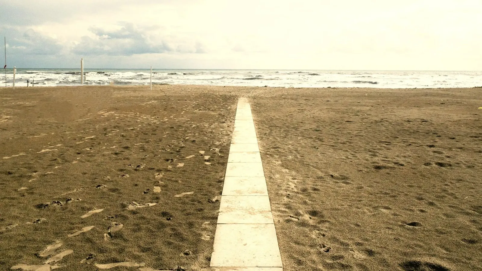 percorso marea pellicola backlit da life of sands
