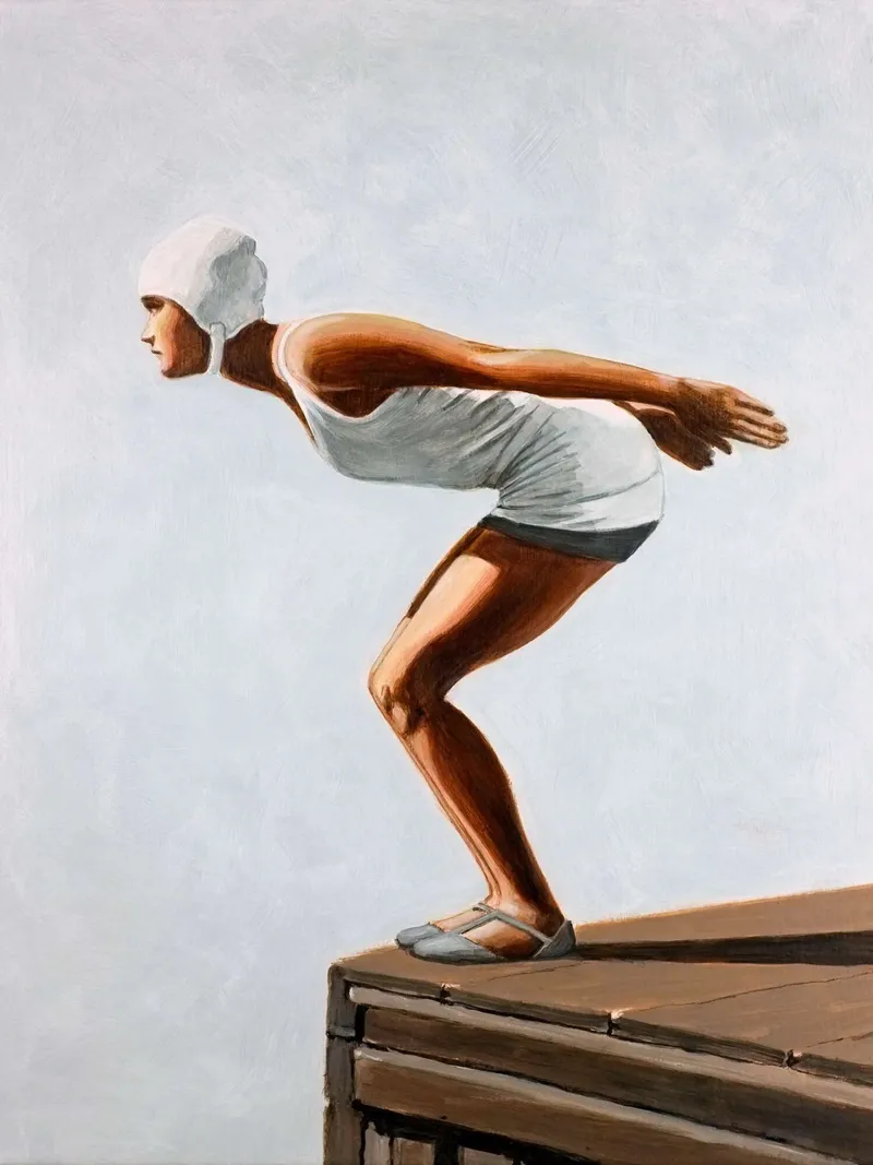 Sarah Morrissette George Hoyningen Huene I poster con telaio in legno da Rachelwhell