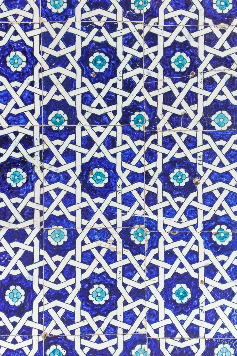 Blue tiles pellicola backlit da photolovers