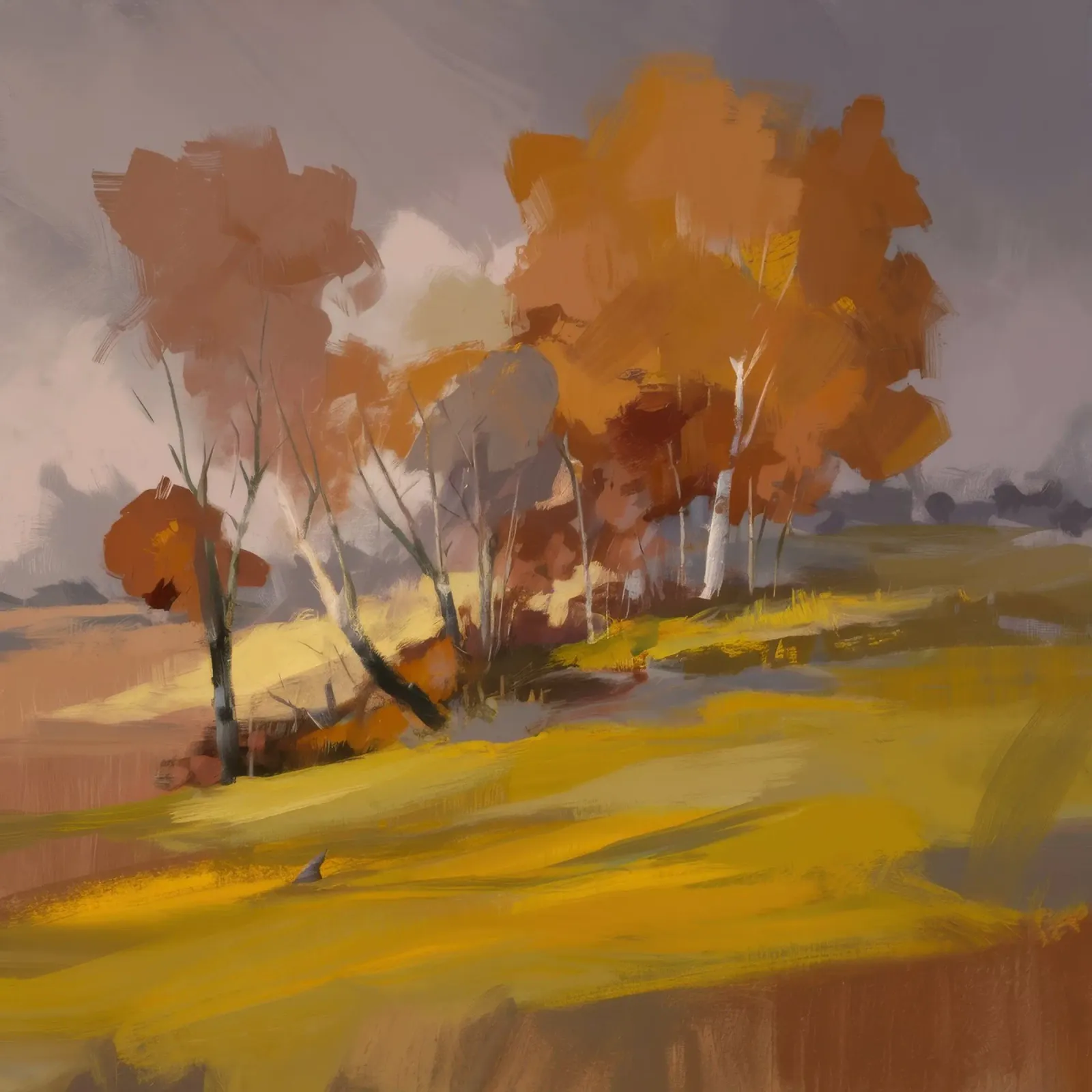 Sentiero forestale d'autunno pellicola backlit da Radiance Landscape