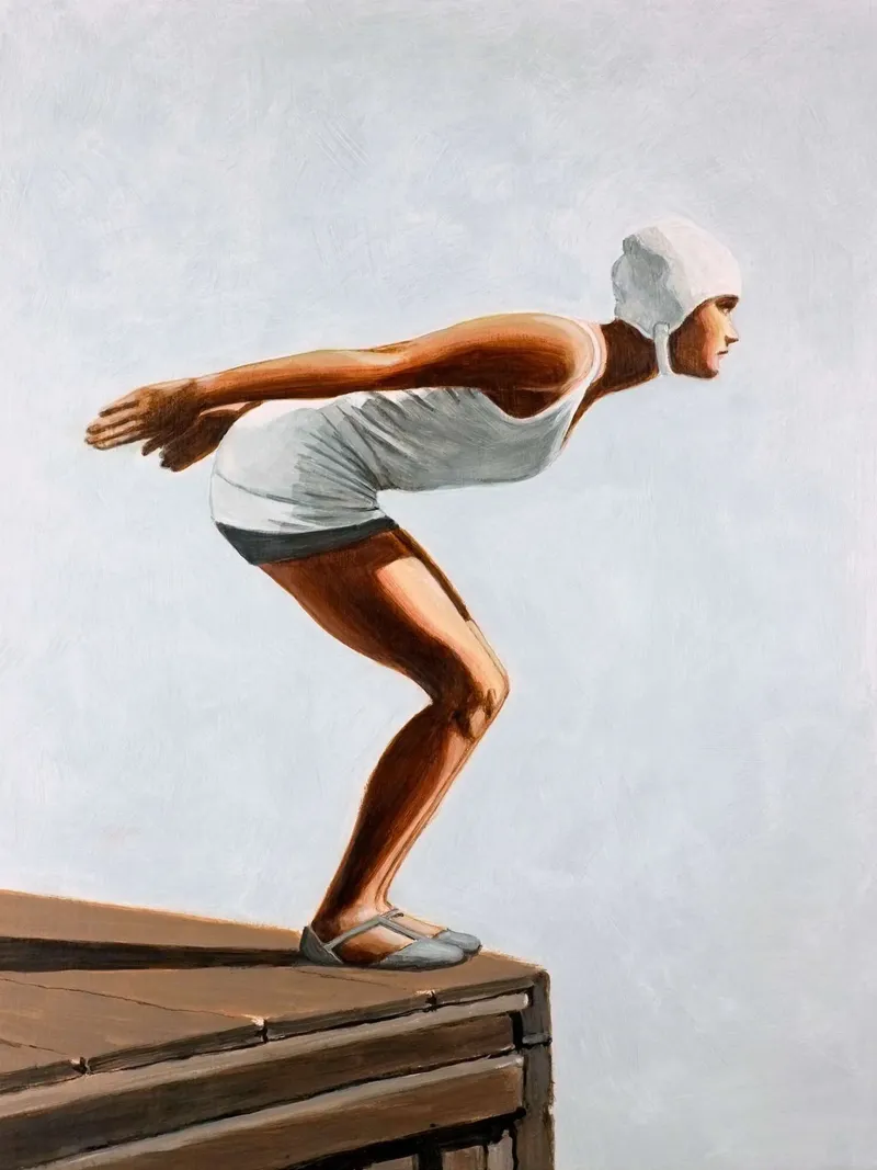 Sarah Morrissette - George Hoyningen Huene II alluminio dibond da Rachelwhell