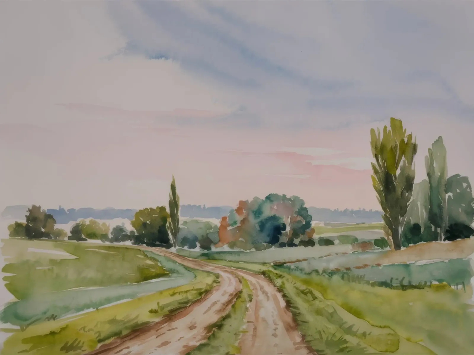 Pastel Fields Vista hahnemühle by Lush Essence