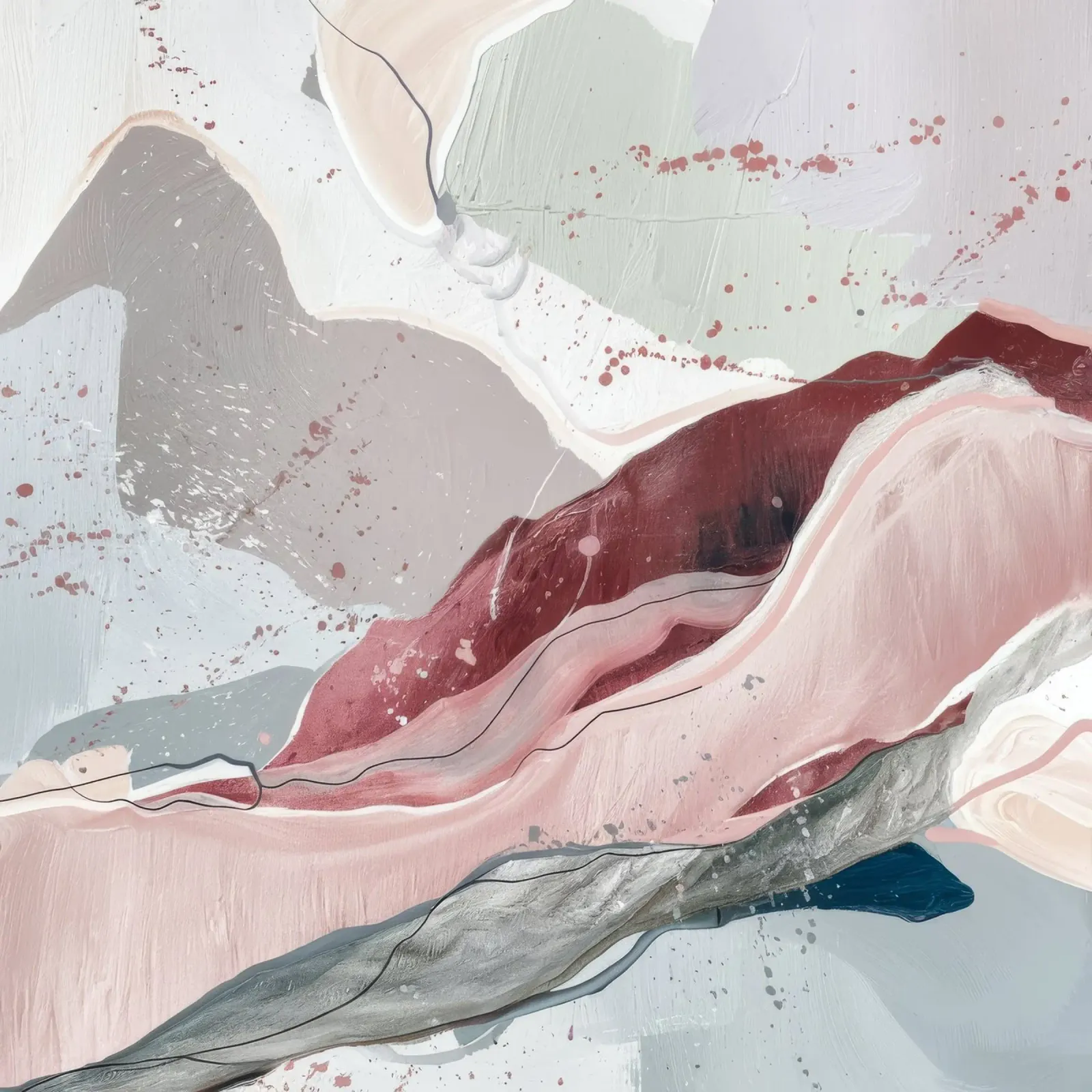 Rosenstaub-Horizont Poster von Vivid Reverie
