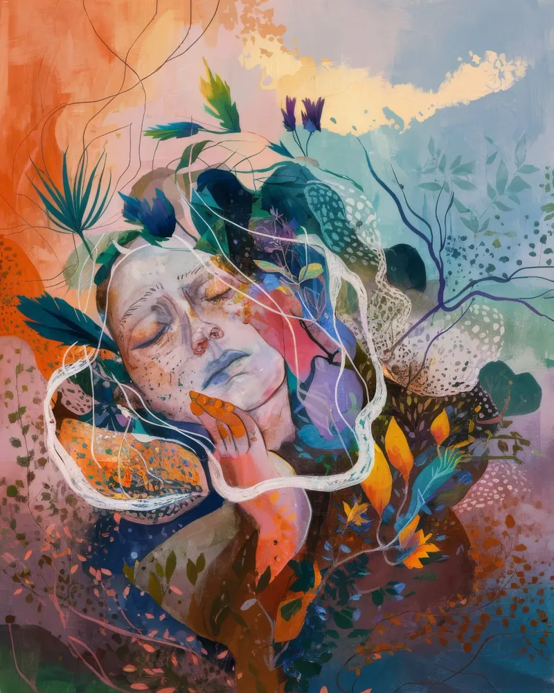 Azure Ember Dance Hahnemühle von Vivid Reverie