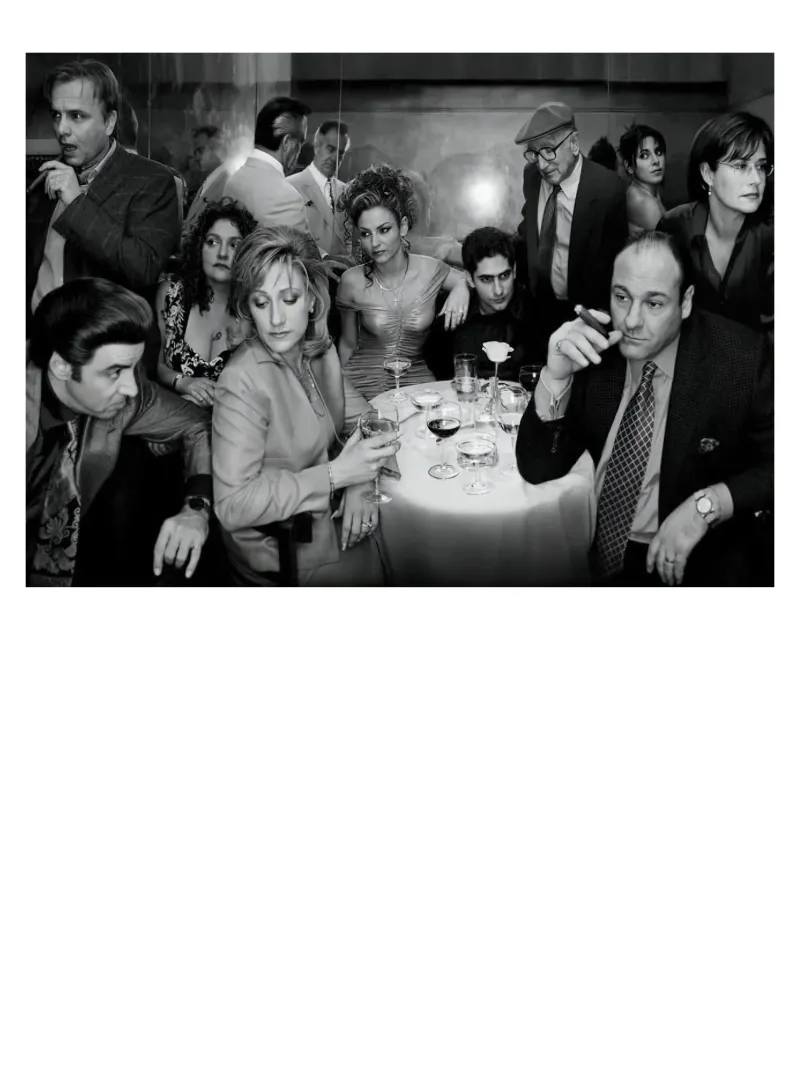 The Sopranos TV pellicola backlit da Black And White
