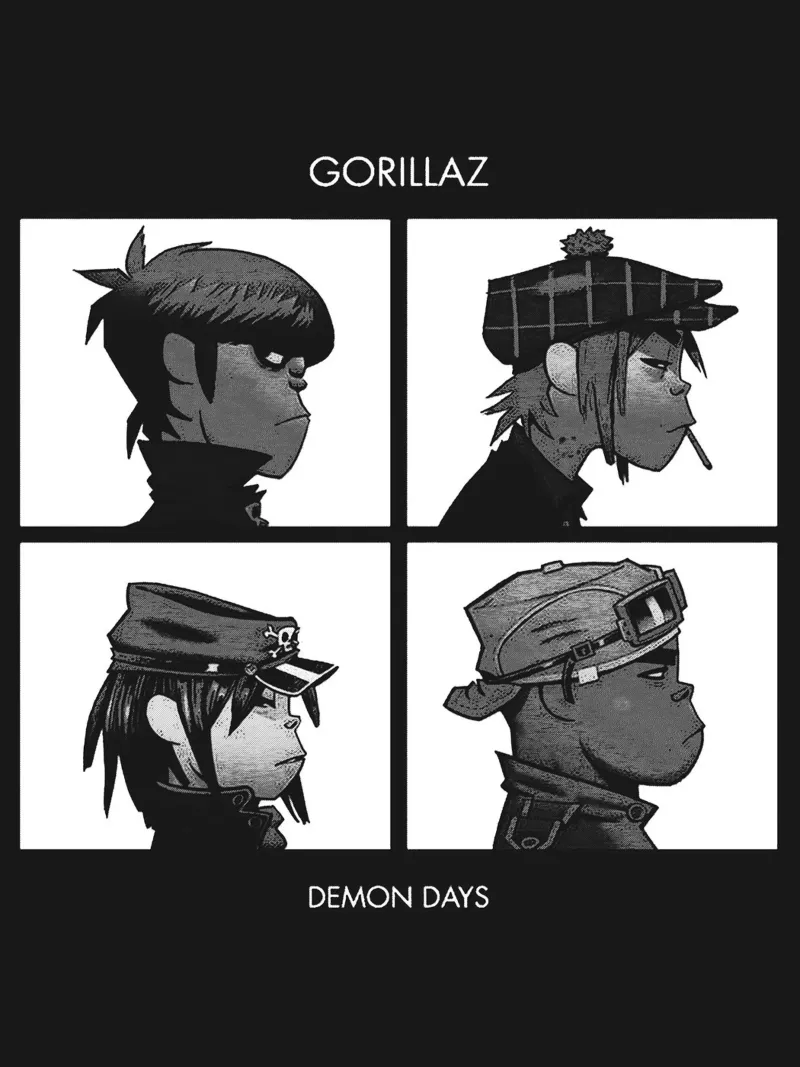 Gorillaz band art pellicola backlit da vanhesling