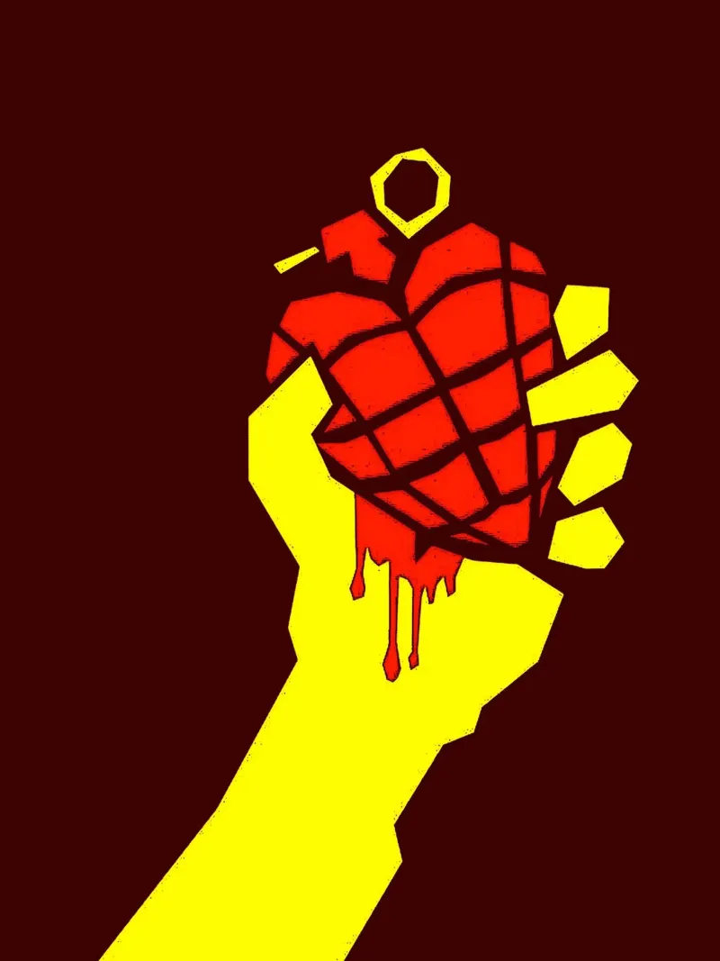 green day band art pannello forex da vanhesling