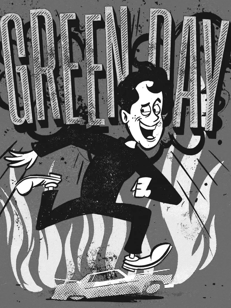 green day band art alluminio dibond da vanhesling