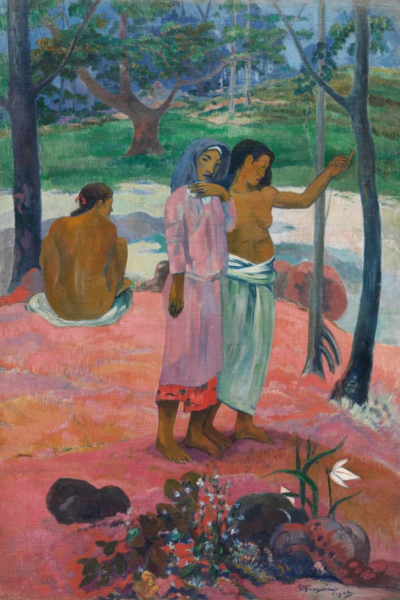 Paul Gauguin - Der Ruf (1902) Poster von Analic