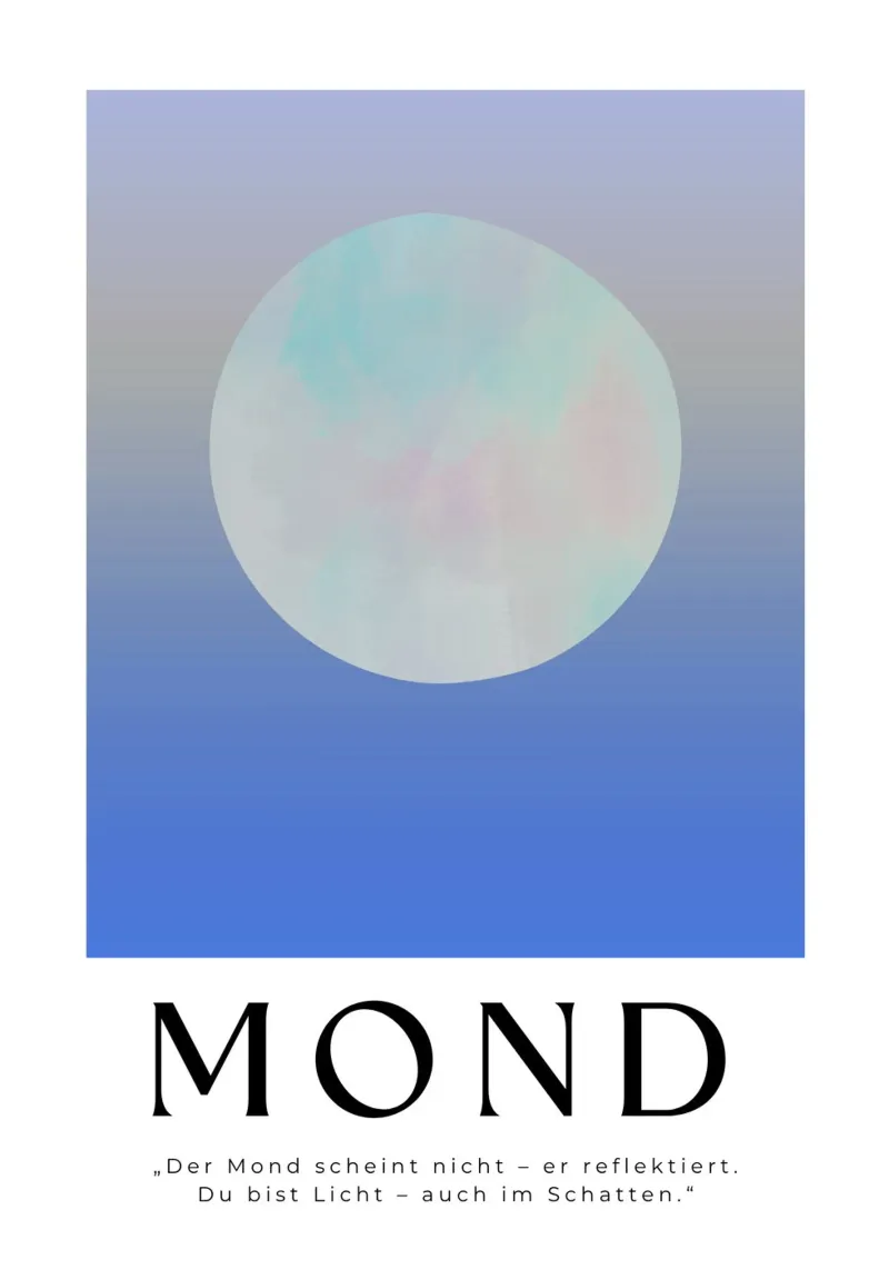 „Der Mond scheint nicht – er reflektiert." pannello forex da Grünkraftwerk
