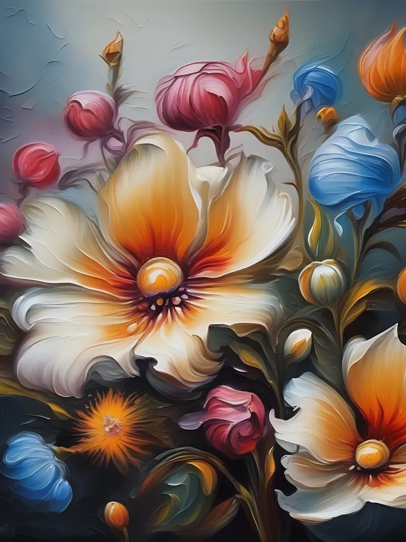 Fiori_pittura_2 pellicola backlit da Farb- und Blütenzauber by LK