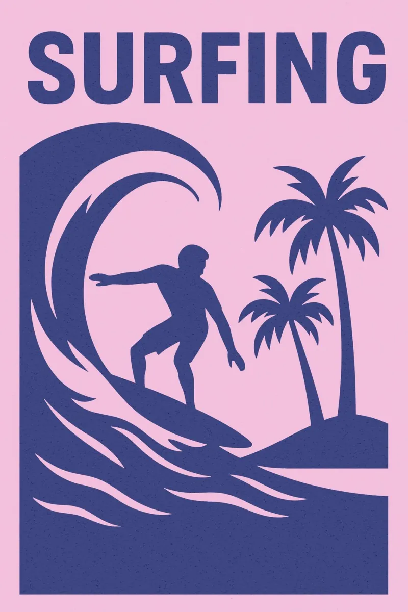 Surfing pellicola backlit da treechild