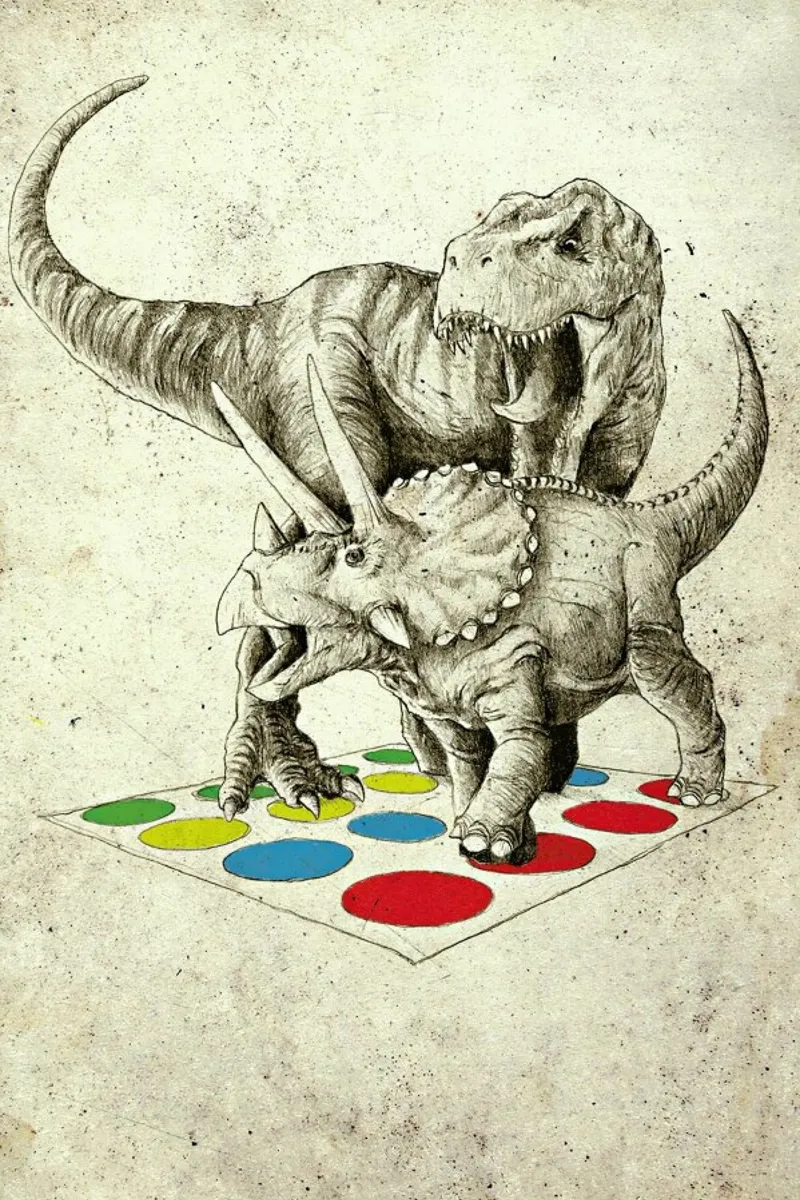 The Ultimate Battle poster con telaio in plastica da DinoMike