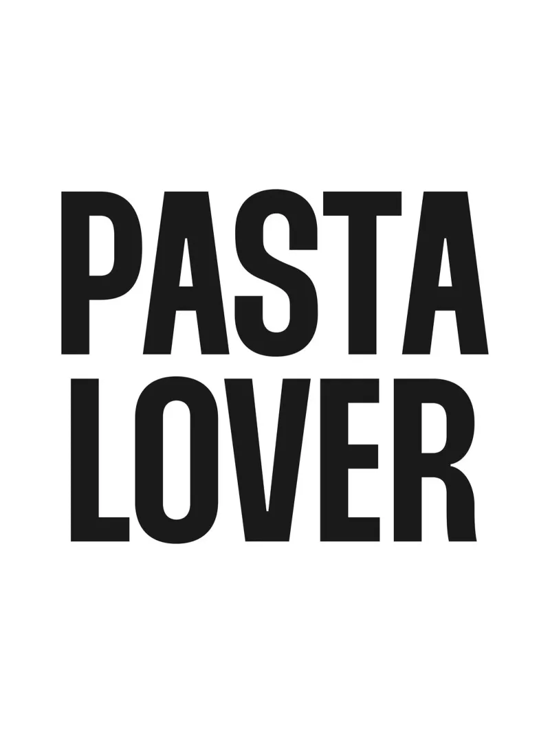 Pasta Lover pellicola backlit da Paigaam Studio