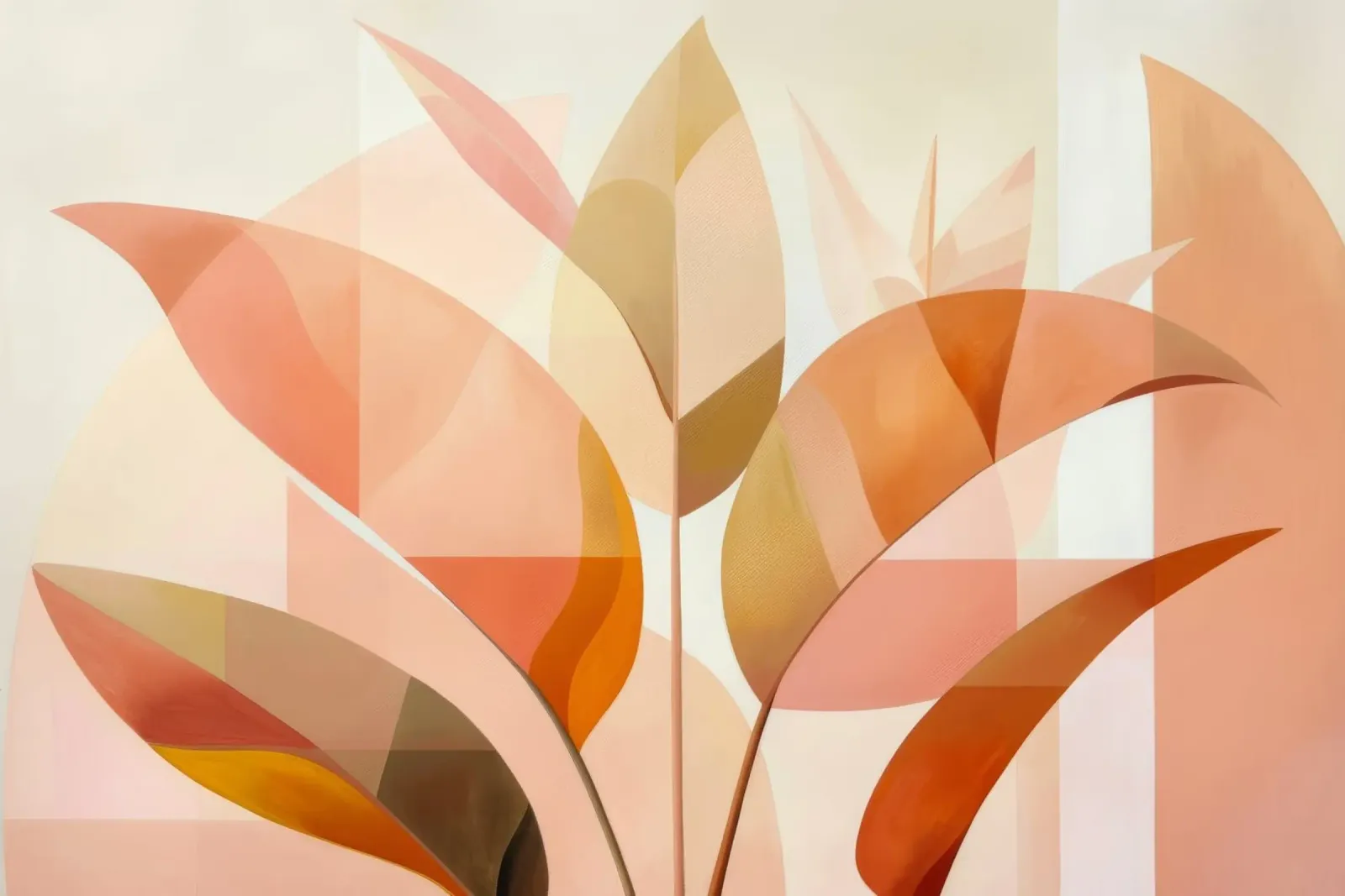 Bloem abstract canvas by Imagine