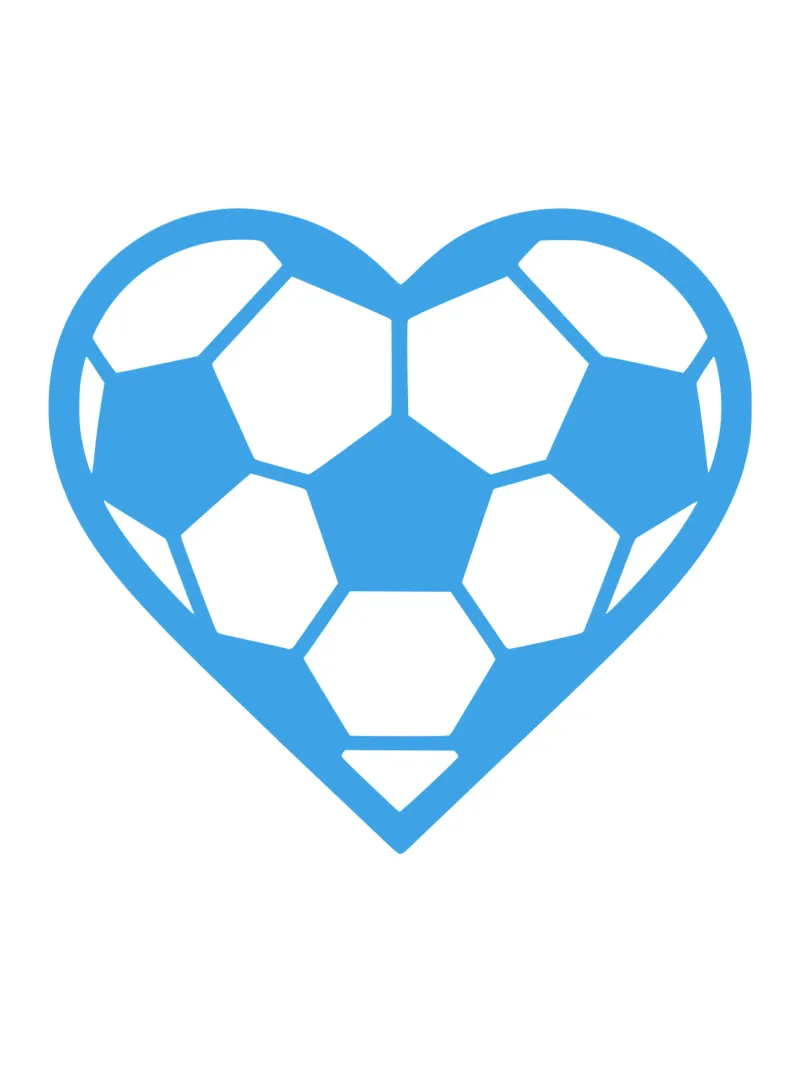 Cuore di calcio pellicola backlit da LucernePictures