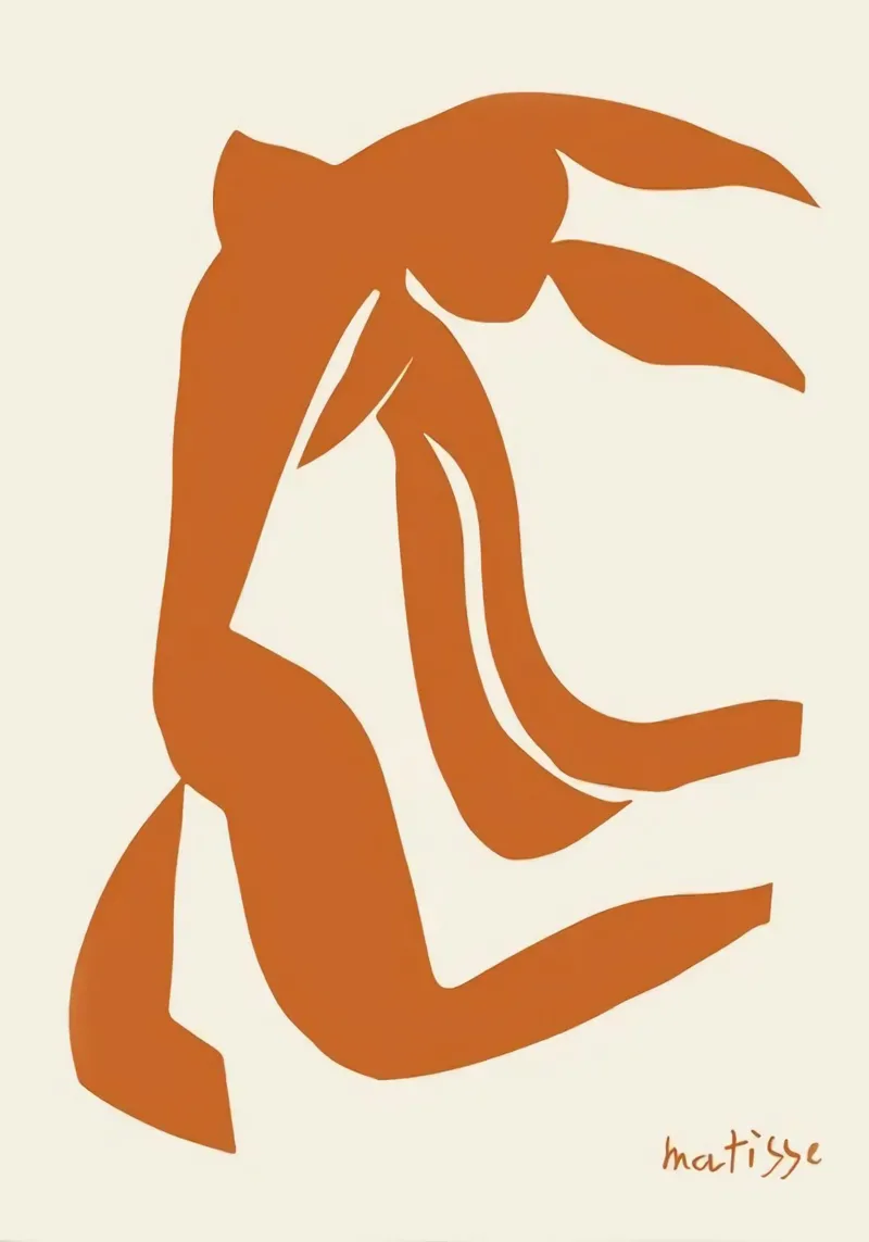 Figura danzante I di Matisse pellicola backlit da Mandy Gray