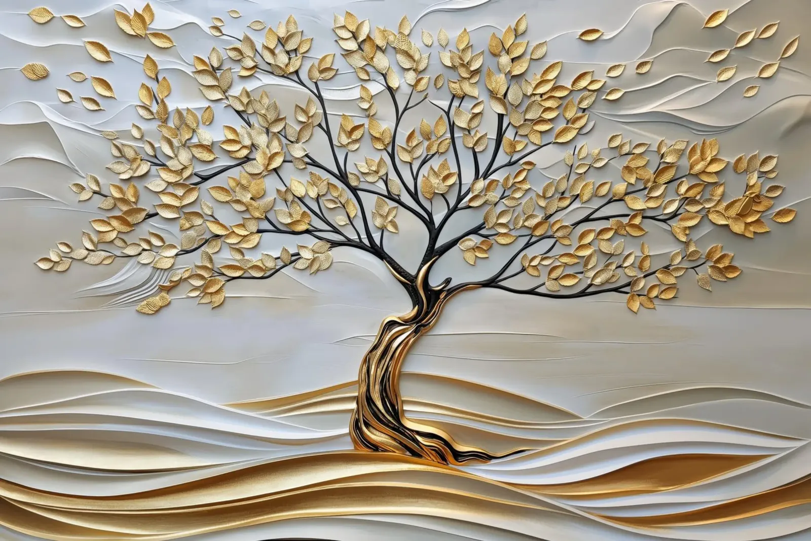 Albero astratto pellicola backlit da Imagine