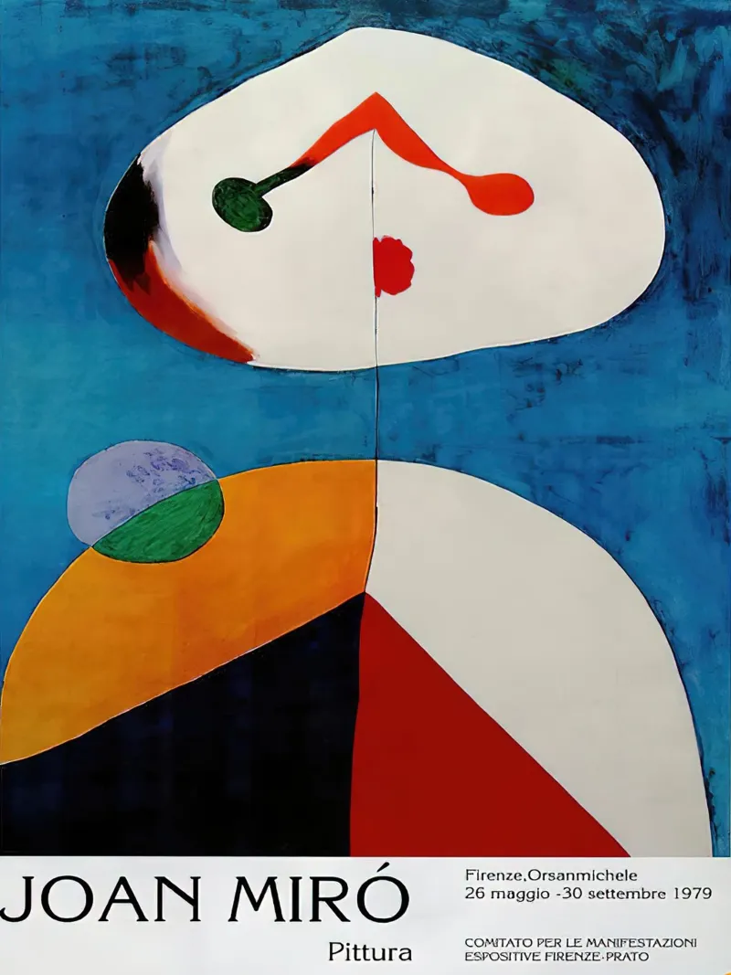 Joan Miro pittura 1979 pannello forex da Danielshop