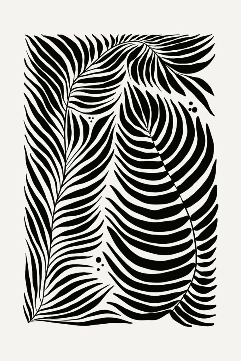Fern Silhouette poster by Graphite