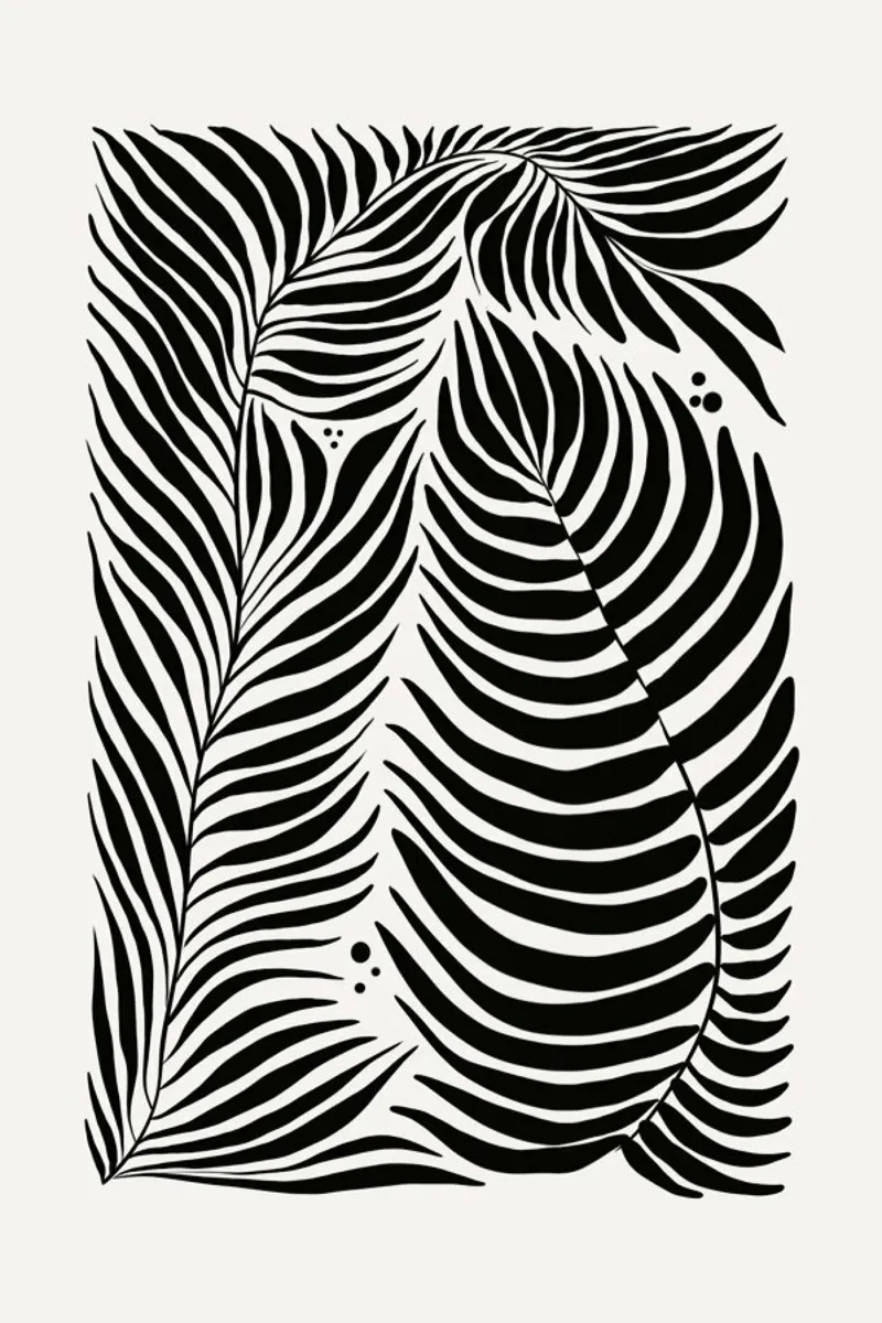 Fern Silhouette pellicola backlit da Graphite