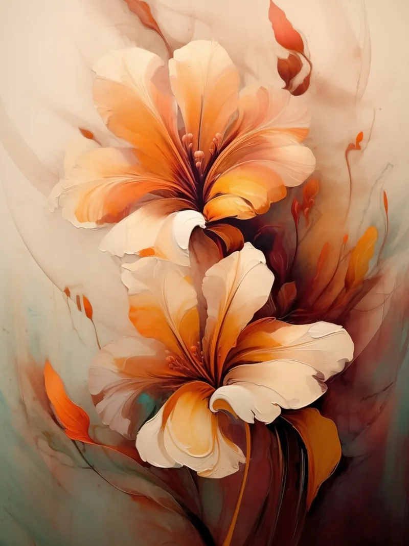 I fiori pellicola backlit da Imagine