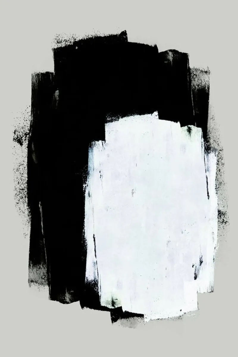 Abstract Brush Strokes 110 alluminio dibond da Mareike Böhmer