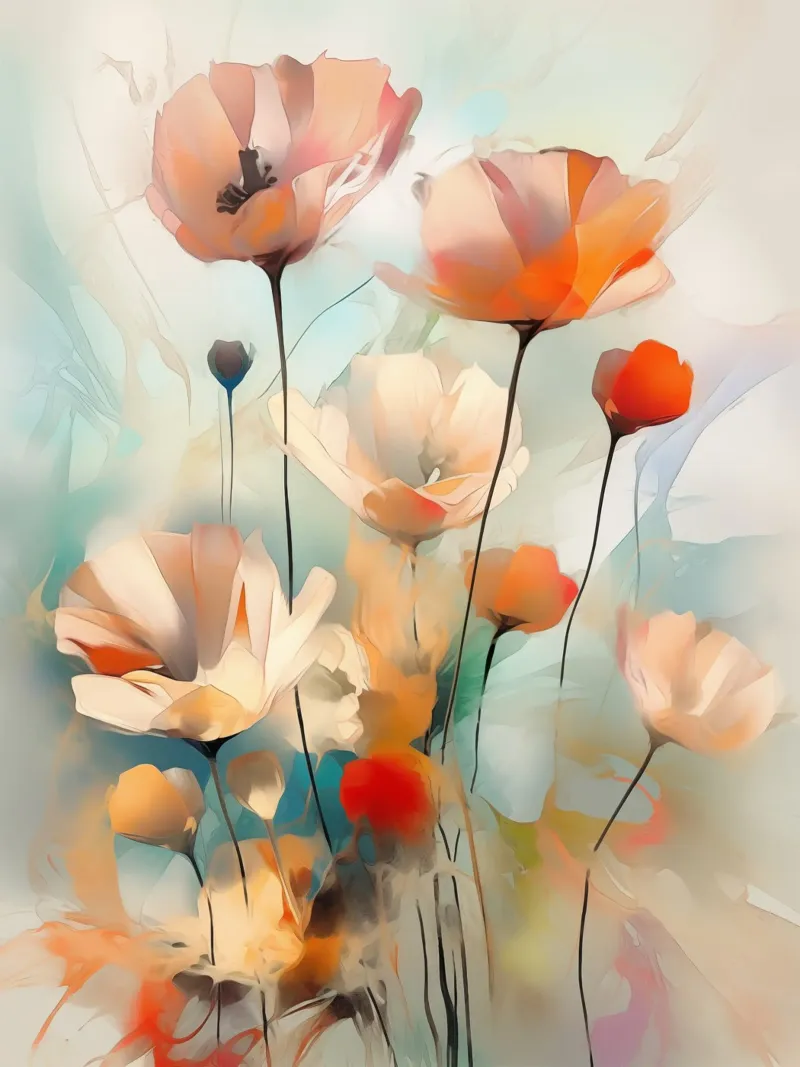 I fiori pellicola backlit da Imagine
