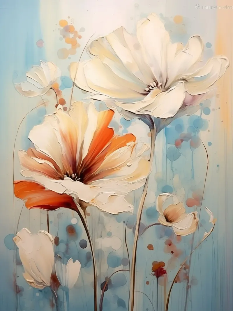 I fiori pellicola backlit da Imagine