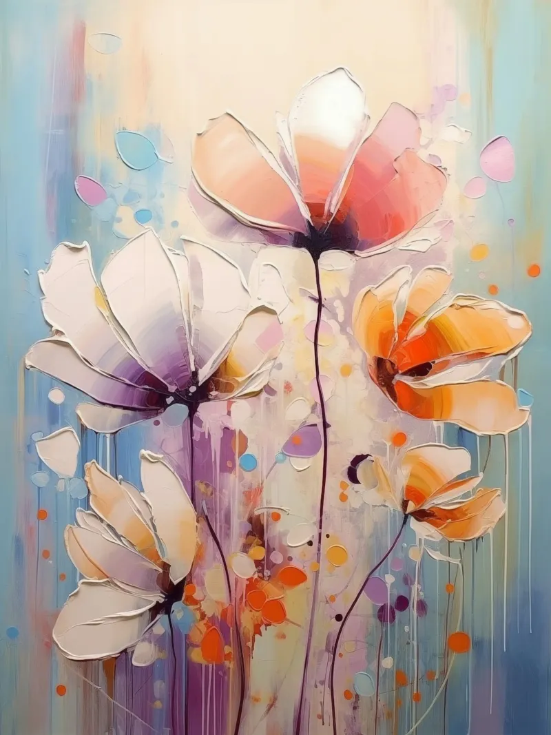 I fiori pellicola backlit da Imagine