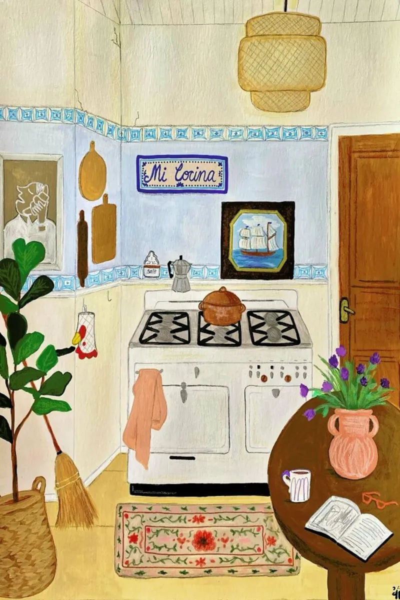 A Simple Kitchen pellicola backlit da Paloma Kua