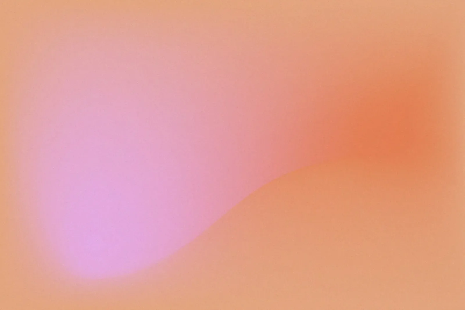 Peach Pink Gradient Aura - Modern Abstract Wall Art Print Hahnemühle von NorwesClub