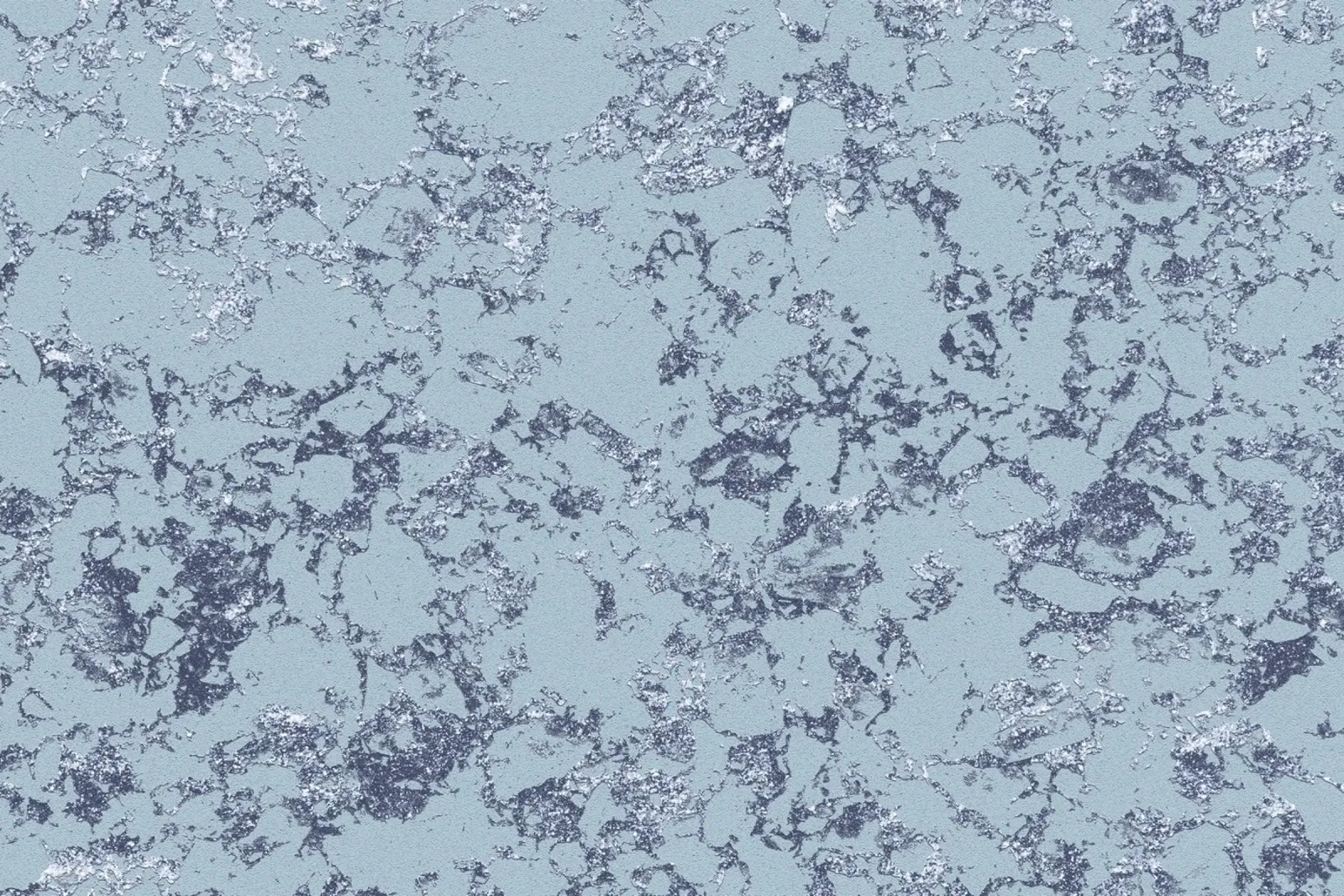 Blu acqua e argento astratto - Stampa d'arte moderna strutturata pellicola backlit da NorwesClub