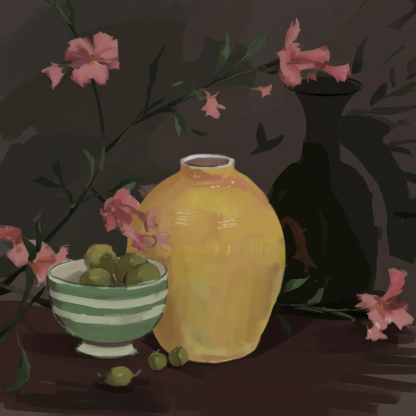 Antique Floral Hues poster by Opal Strokes