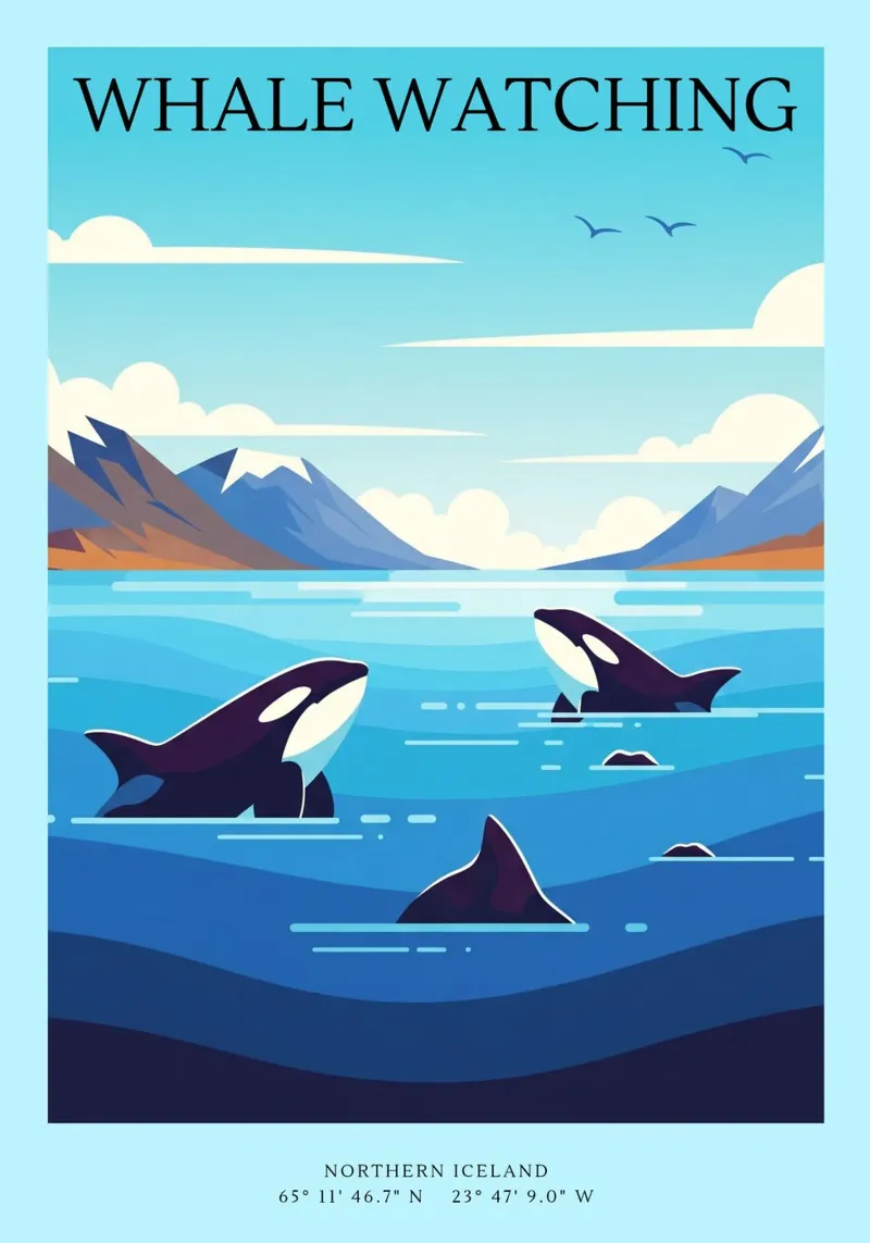 WHALE WATCHING: Icelandic Gossip Session pellicola backlit da ZEN VACATION
